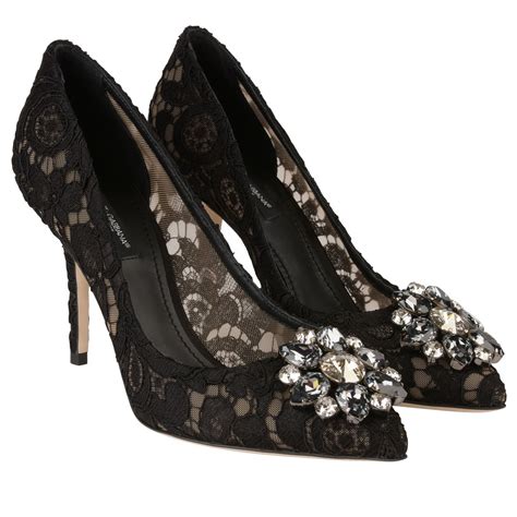 dolce and gabbana lace heels